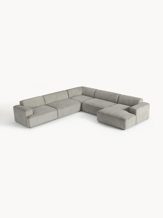 Melina Corduroy XL Corner Sofa