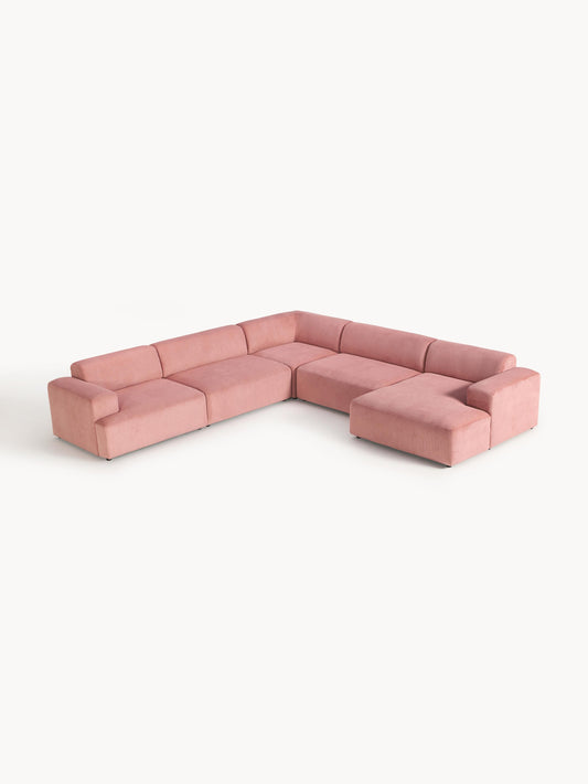 Melina Corduroy XL Corner Sofa