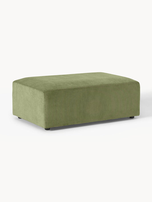 Melina Corduroy XL Ottoman, W 116 x D 72 cm