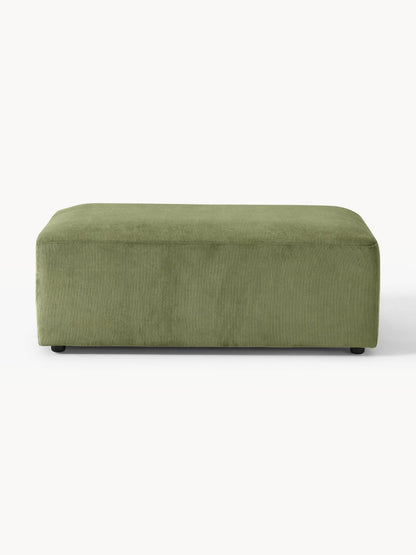 Melina Corduroy XL Ottoman, W 116 x D 72 cm