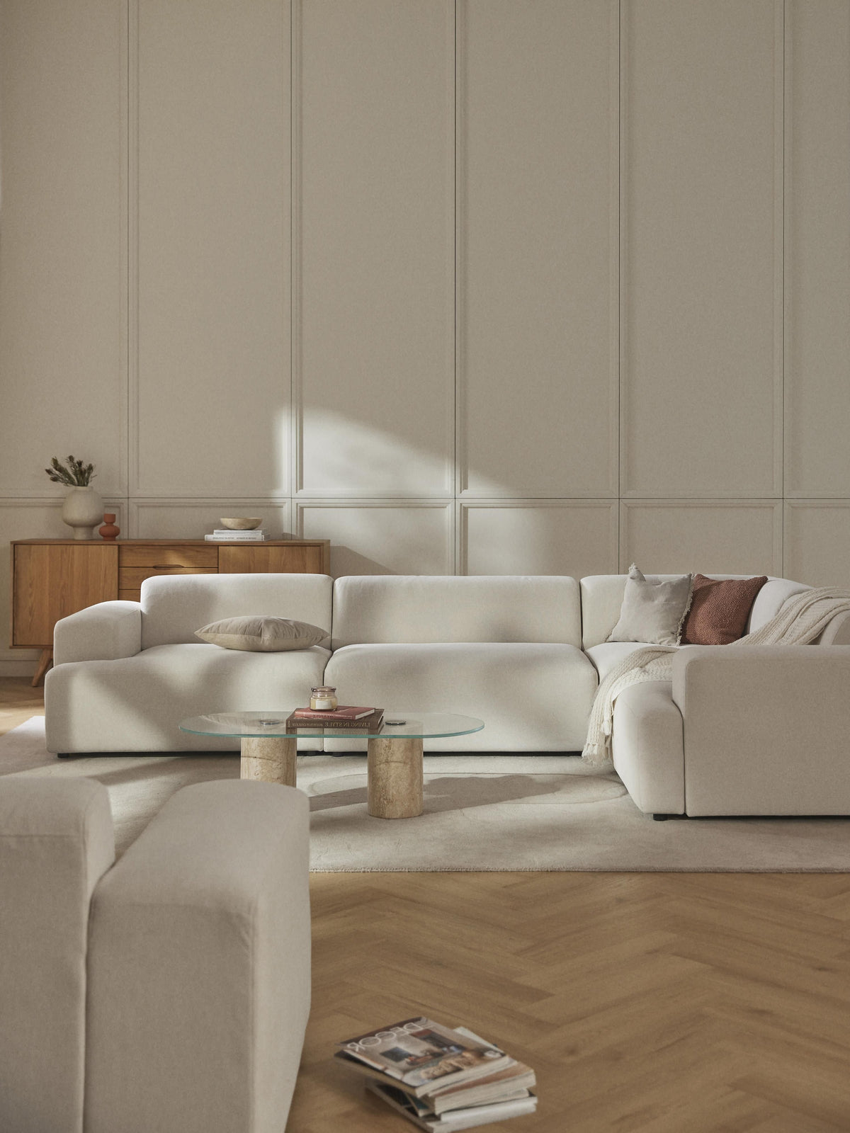 Melina Large Corner Sofa (4-Seater)