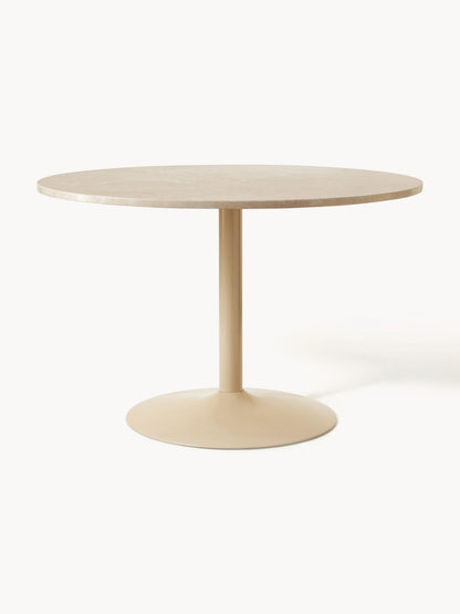 Milora Oval Marble Dining Table, 120 x 90 cm