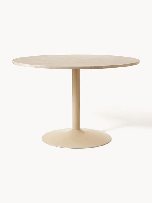 Milora Oval Marble Dining Table, 120 x 90 cm
