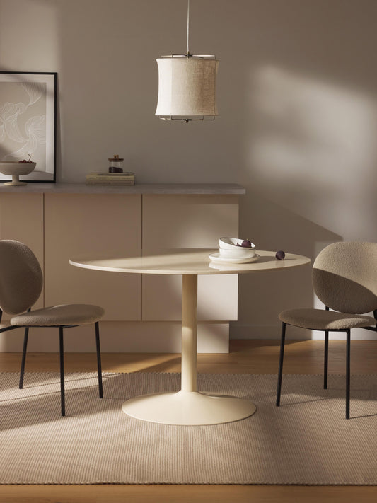 Milora Oval Marble Dining Table, 120 x 90 cm