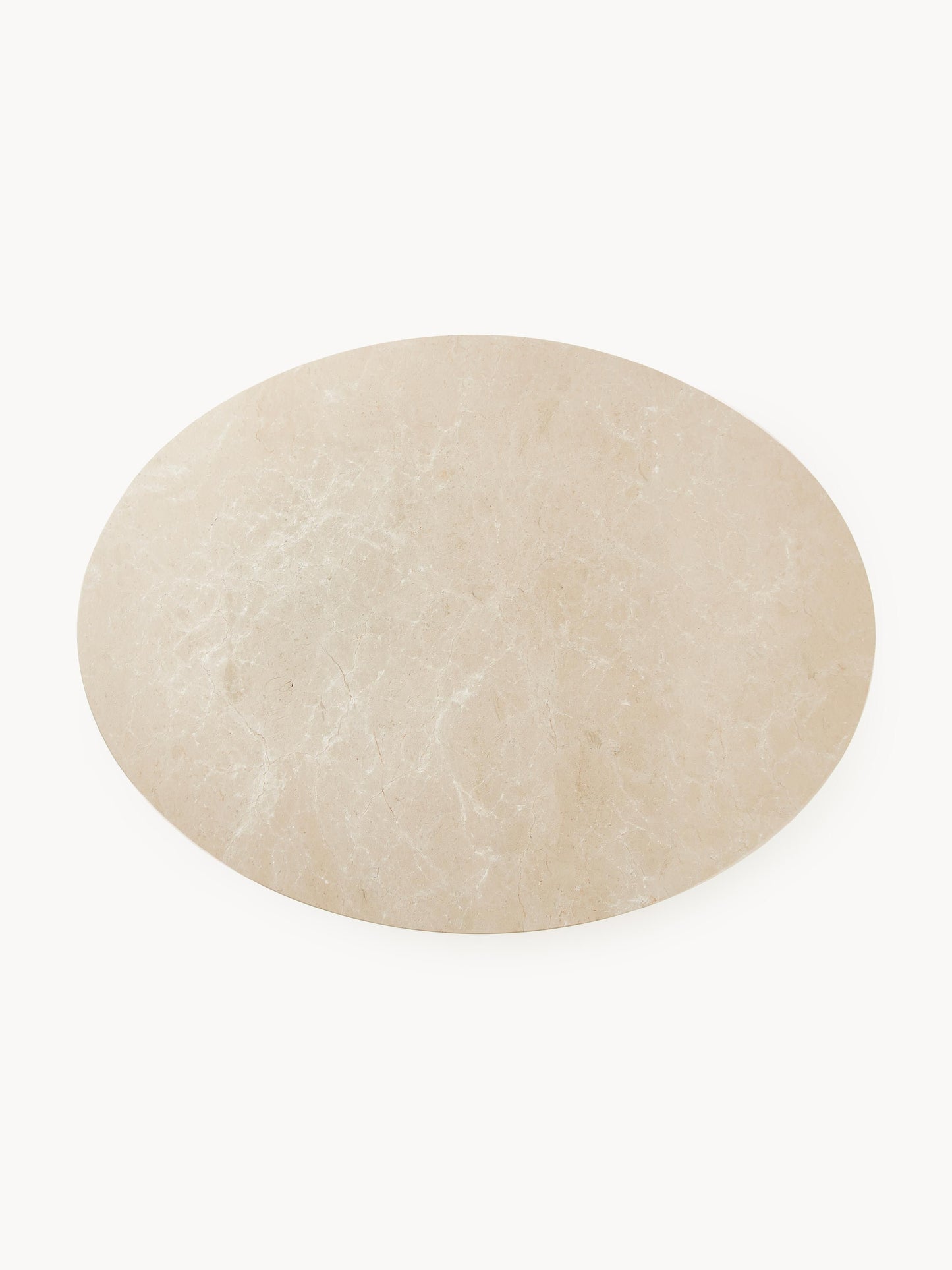 Milora Oval Marble Dining Table, 120 x 90 cm