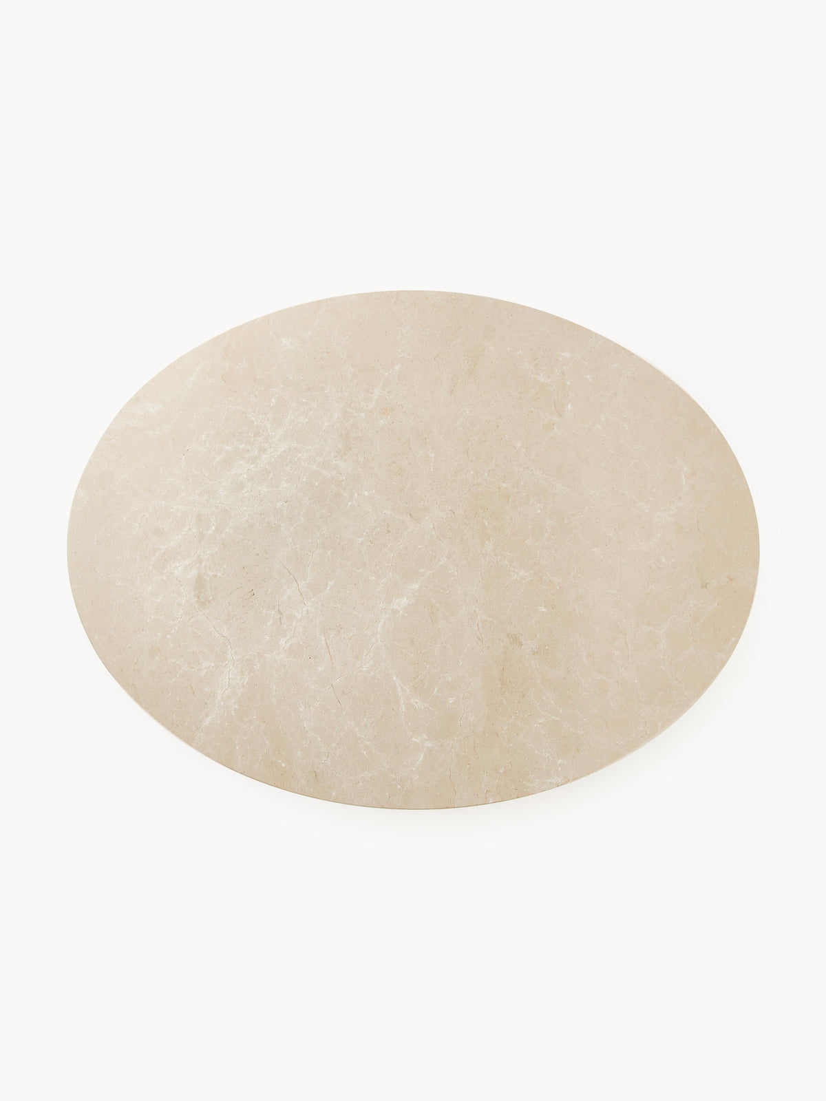 Milora Oval Marble Dining Table, 120 x 90 cm