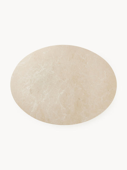 Milora Oval Marble Dining Table, 120 x 90 cm