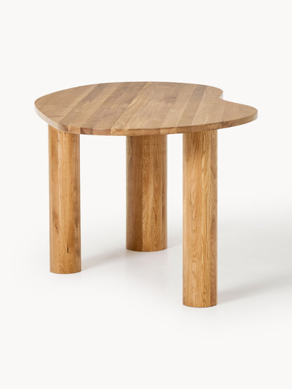 Narusa Oak Dining Table with Organic Shape, in Various Sizes