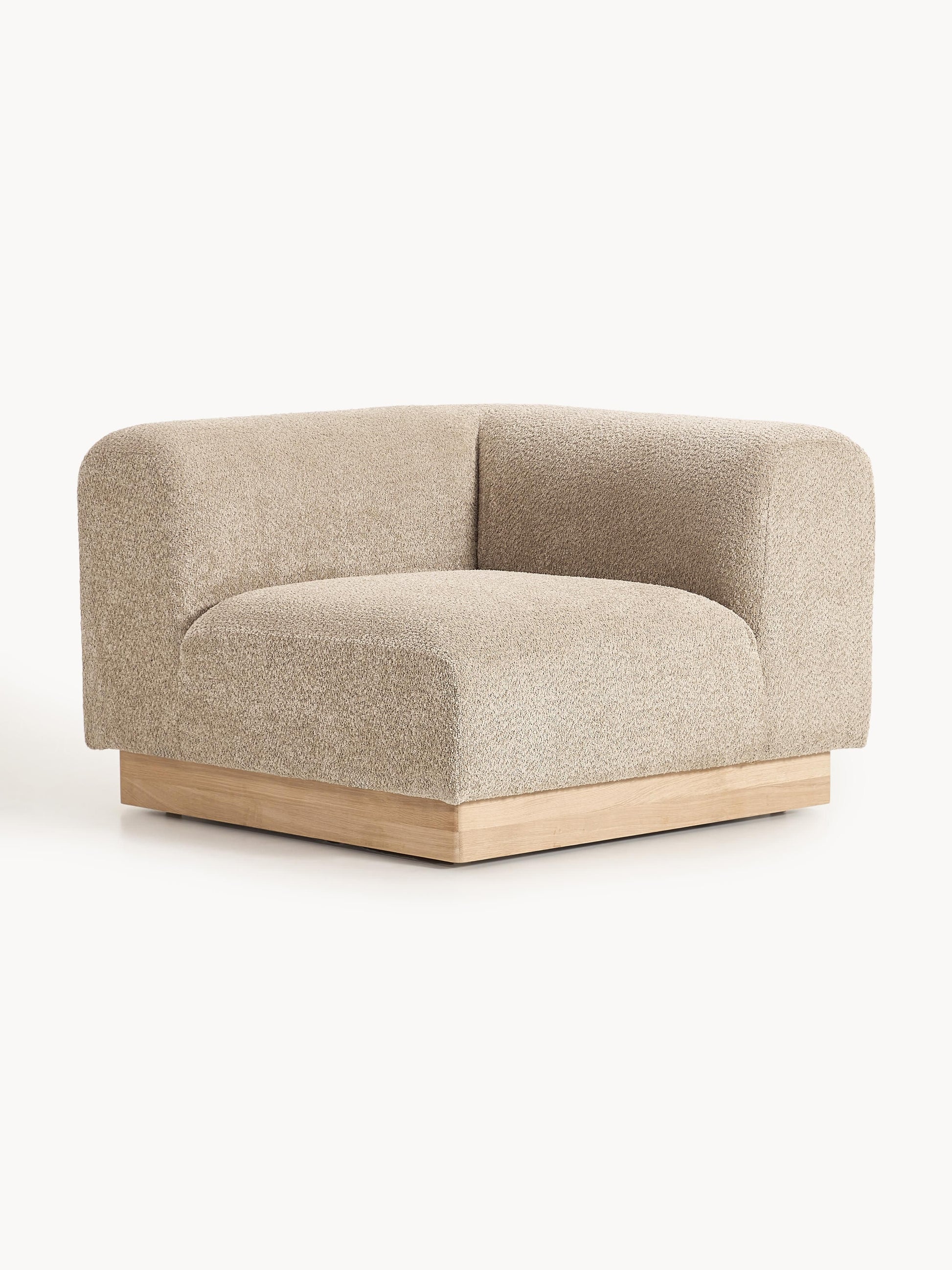 Natova Teddy Bouclé Corner Module