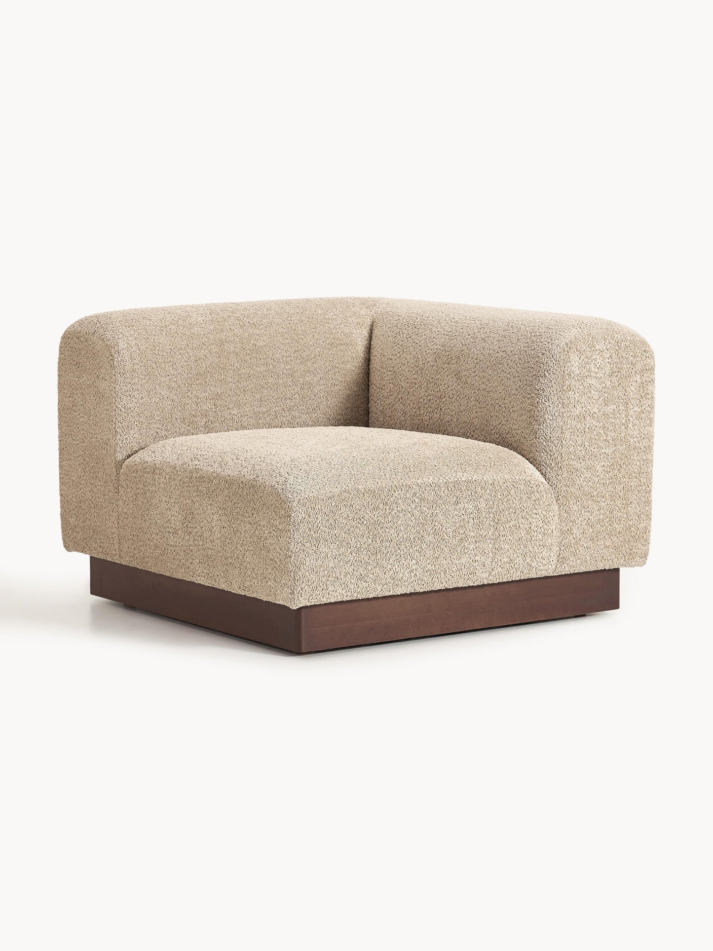 Natova Teddy Bouclé Corner Module