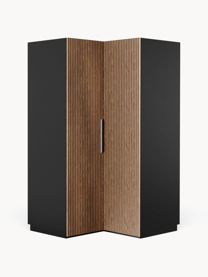 Simena Modular Corner Wardrobe, 115 cm Wide