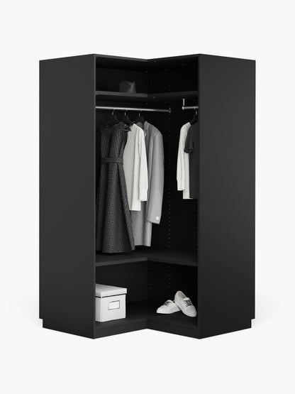 Simena Modular Corner Wardrobe, 115 cm Wide