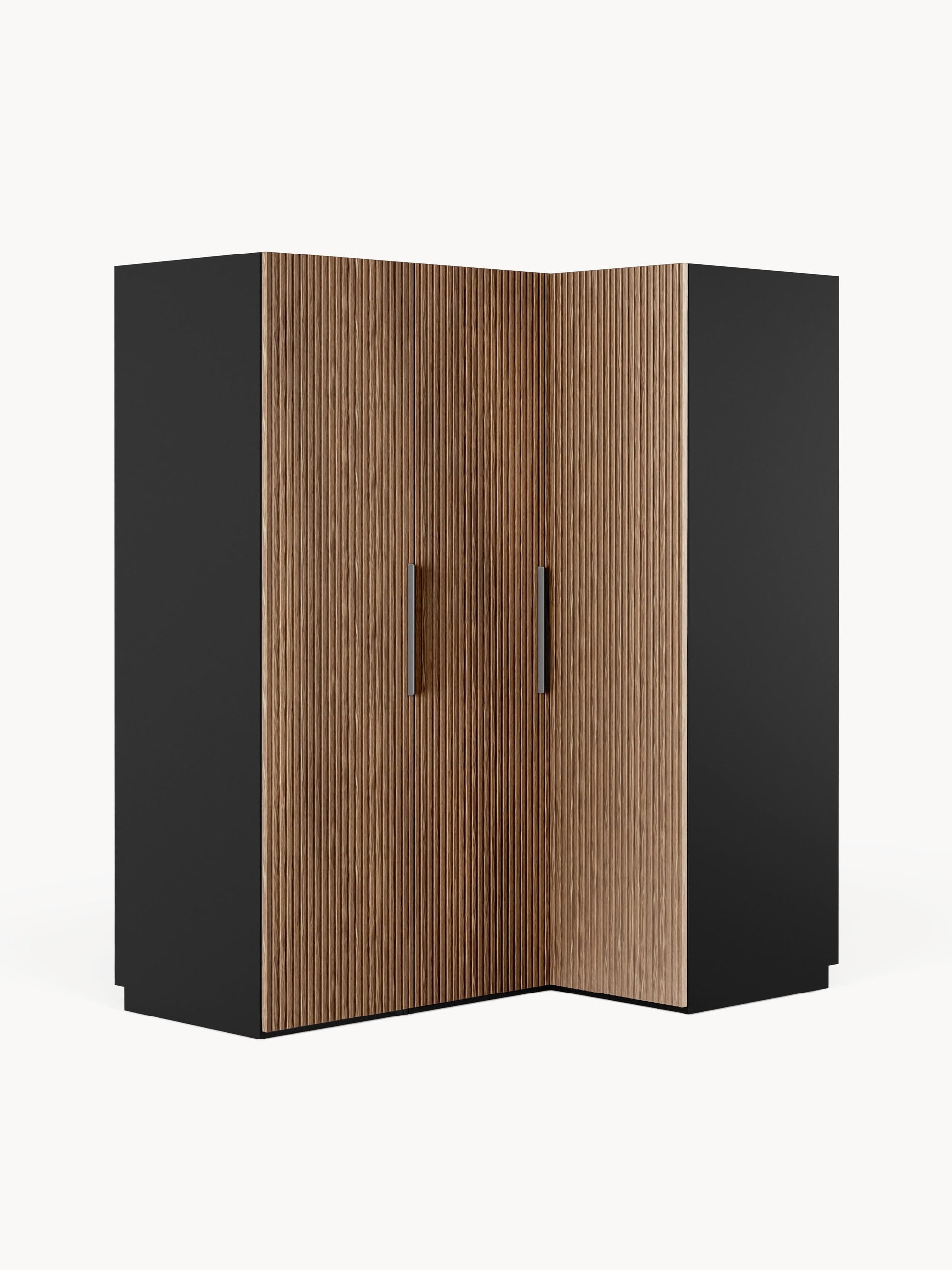 Simena Modular Corner Wardrobe, 165 cm Wide, in Various Sizes