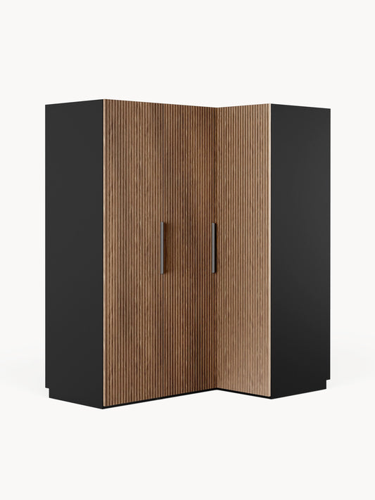 Simena Modular Corner Wardrobe, 165 cm Wide, in Various Sizes