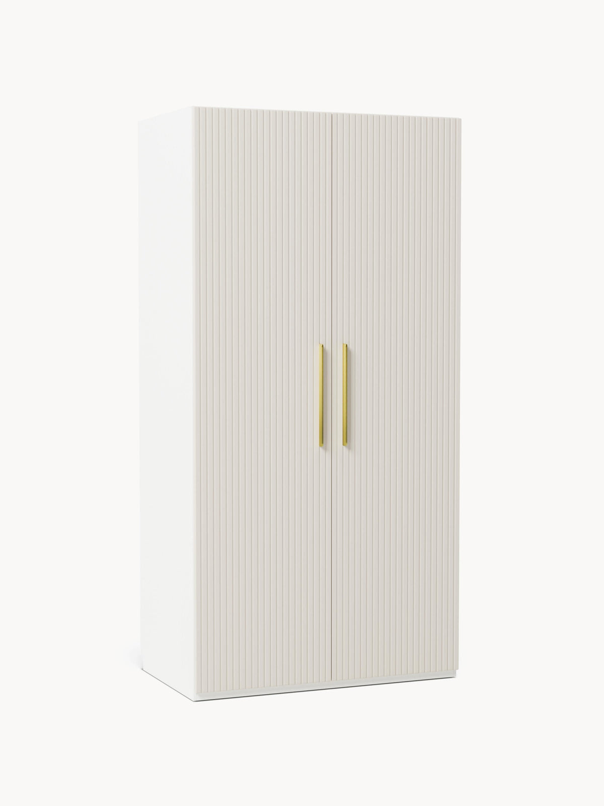 Simena Modular Hinged-Door Wardrobe, 100 cm Wide, in Various Sizes