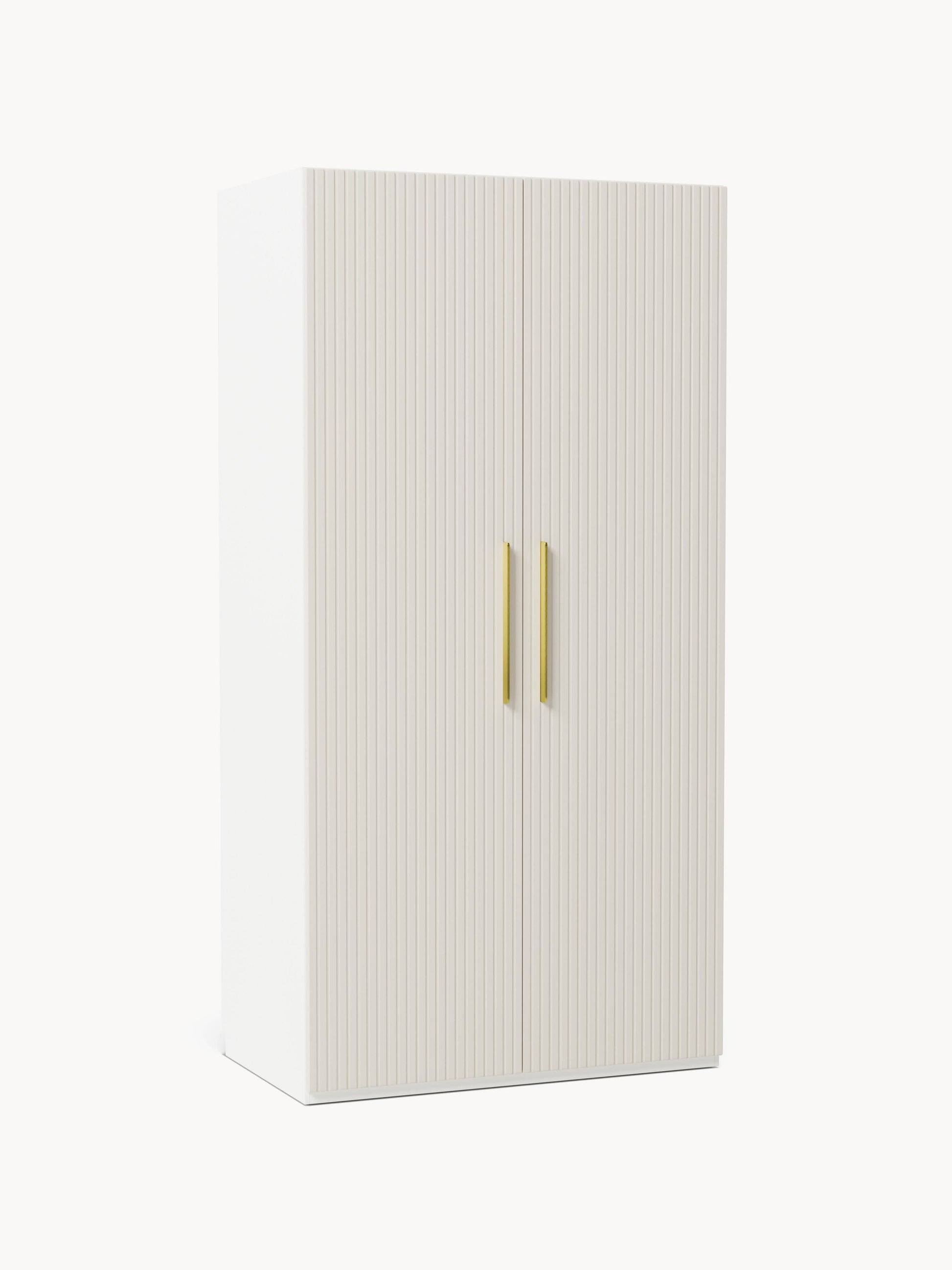 Simena Modular Hinged-Door Wardrobe, 100 cm Wide, in Various Sizes