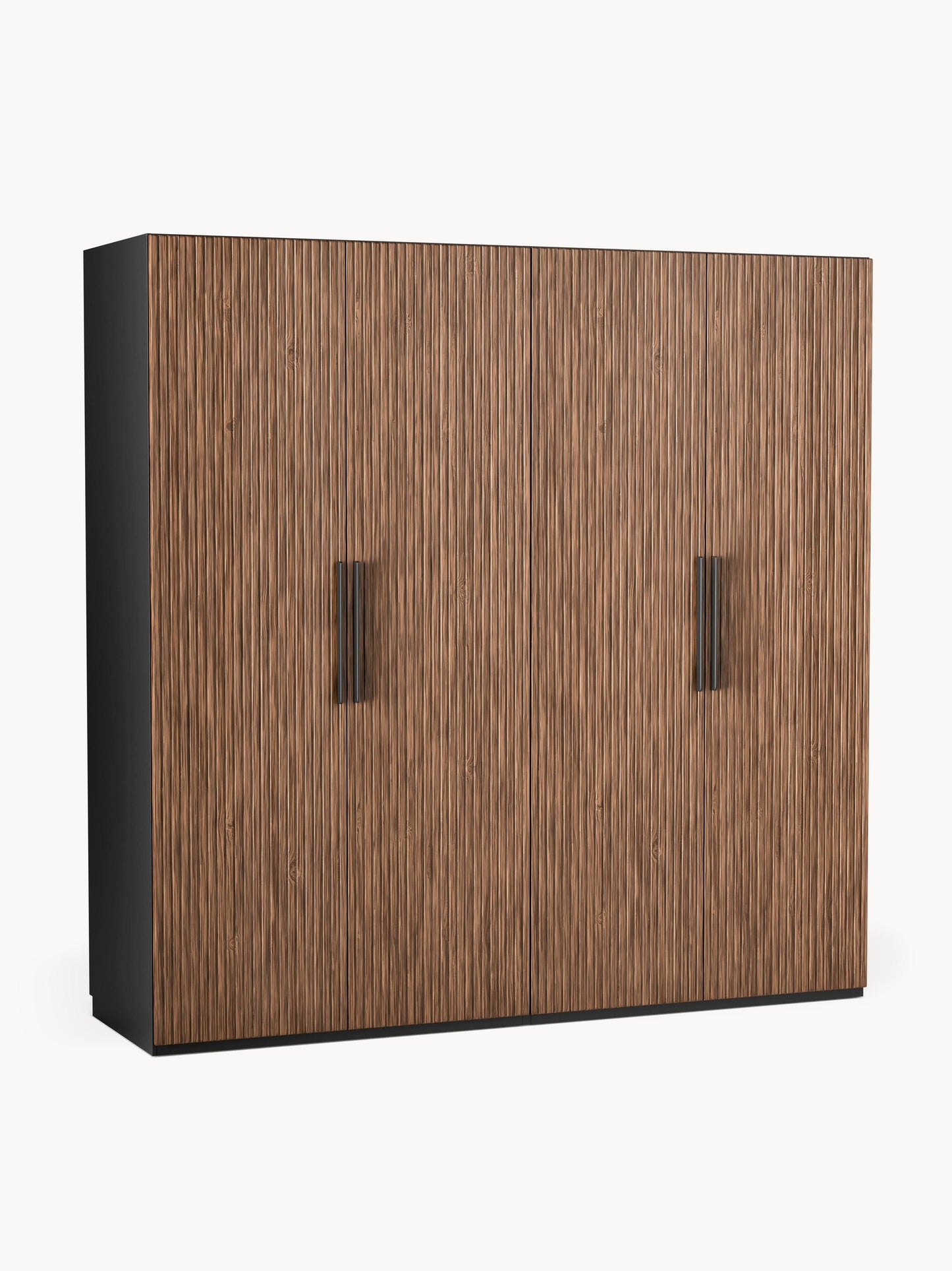 Simena Modular Hinged-Door Wardrobe, 200 cm Wide, in Various Sizes