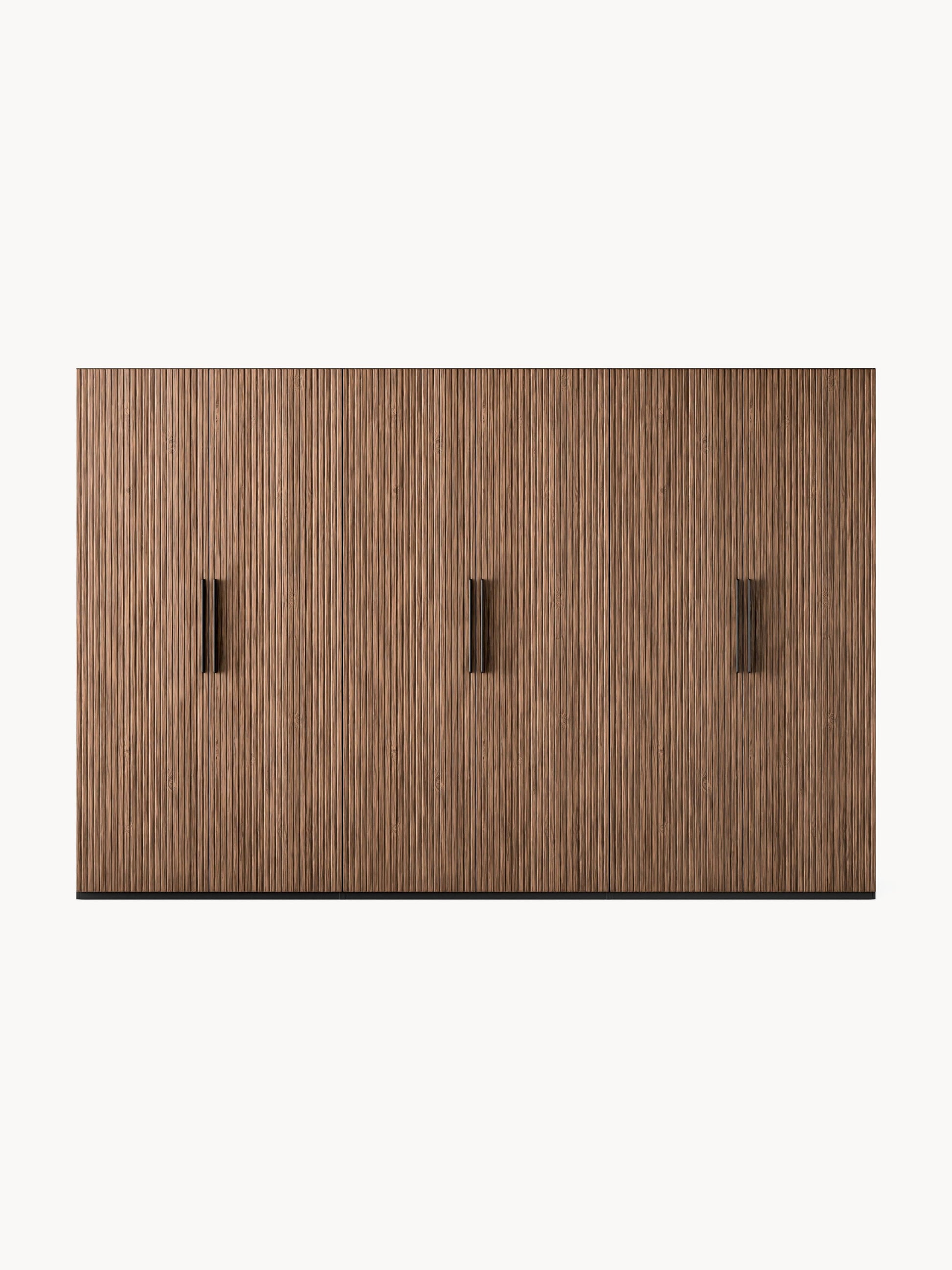 Simena Modular Hinged-Door Wardrobe, 300 cm Wide, in Various Sizes