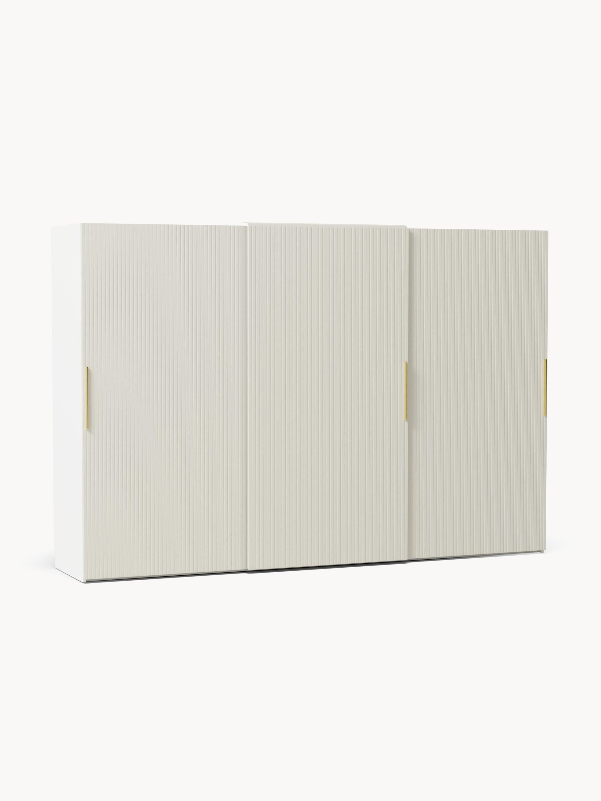 Simena Modular Sliding-Door Wardrobe, 300 cm Wide, in Various Sizes