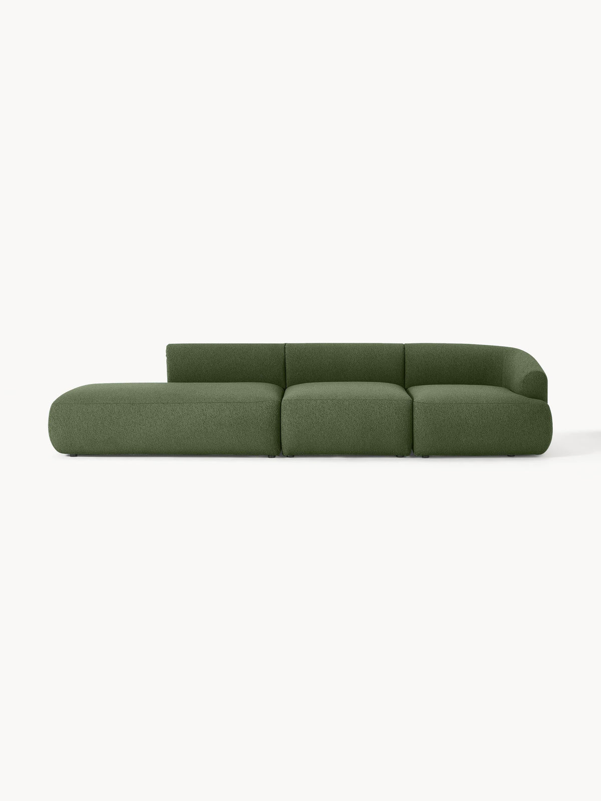 Sovia Bouclé Modular Chaise (2-Seater)