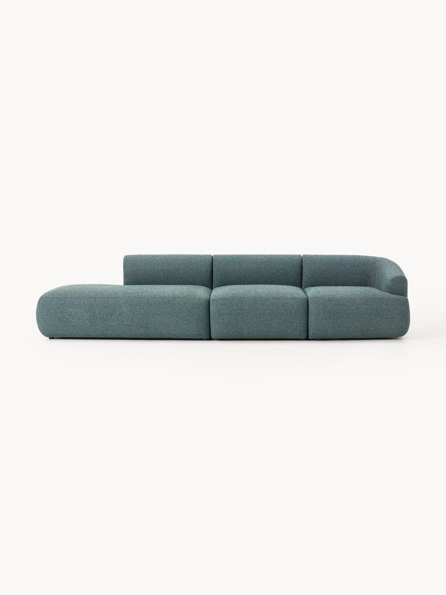 Sovia Bouclé Modular Chaise (2-Seater)