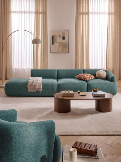 Sovia Bouclé Modular Chaise (2-Seater)