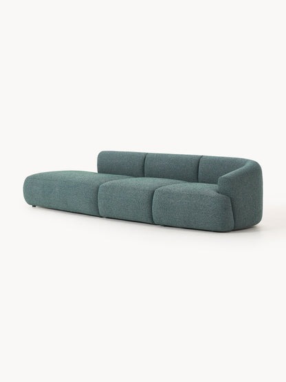 Sovia Bouclé Modular Chaise (2-Seater)