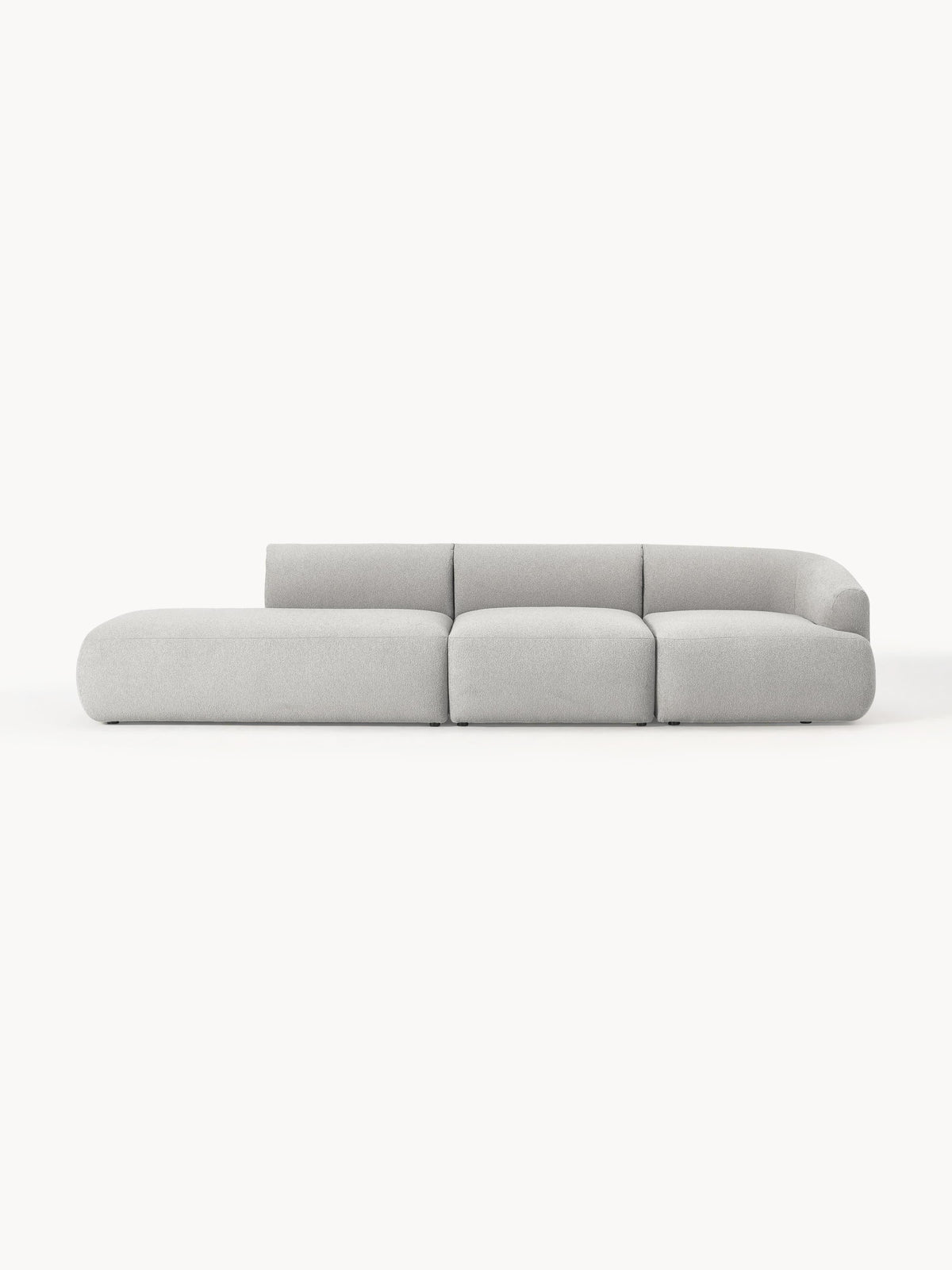Sovia Bouclé Modular Chaise (2-Seater)
