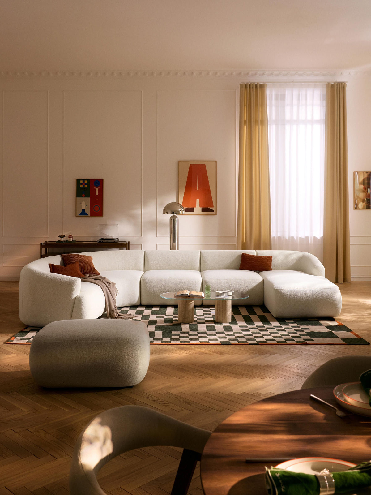 Sovia Bouclé Modular XL Sofa