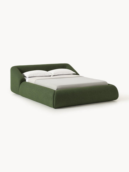 Sovia Bouclé Upholstered Bed