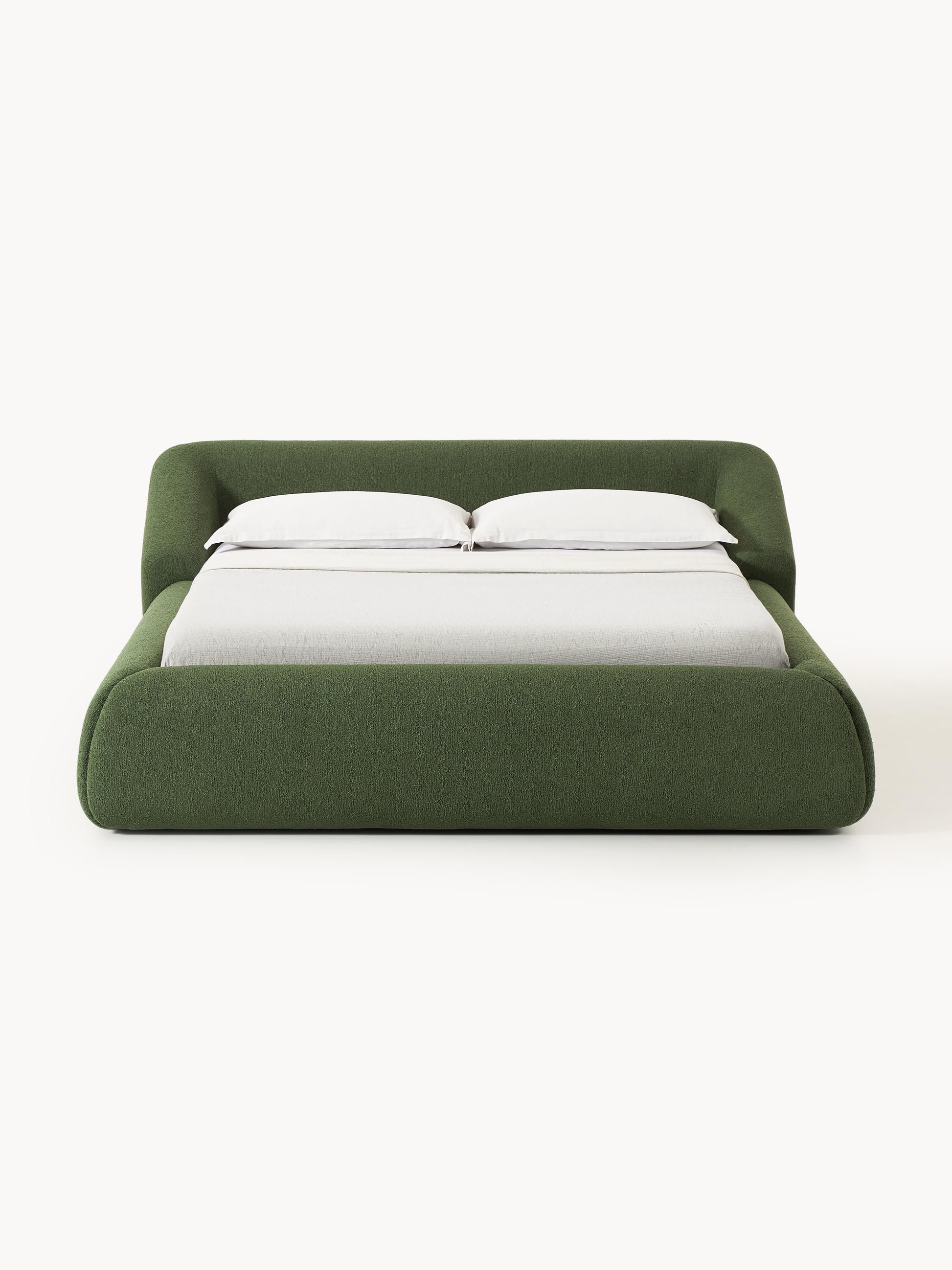 Sovia Bouclé Upholstered Bed