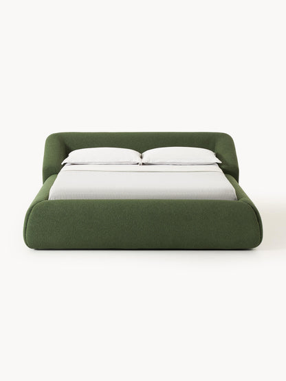 Sovia Bouclé Upholstered Bed
