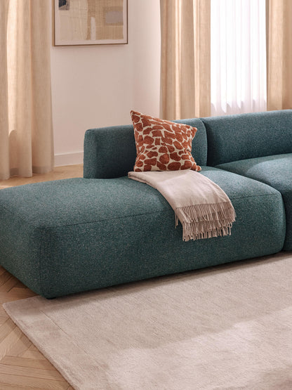 Sovia Chaise Module in Bouclé