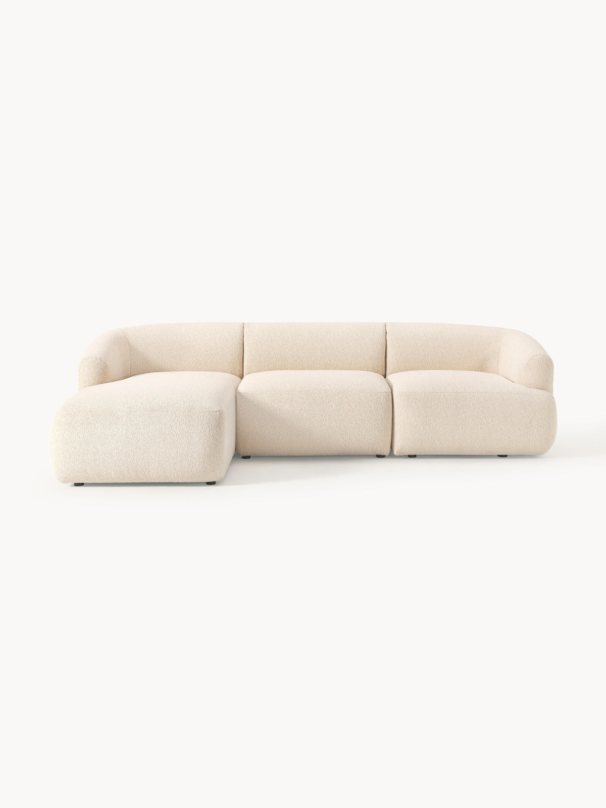Sovia Modular Bouclé Corner Sofa (3-Seater)
