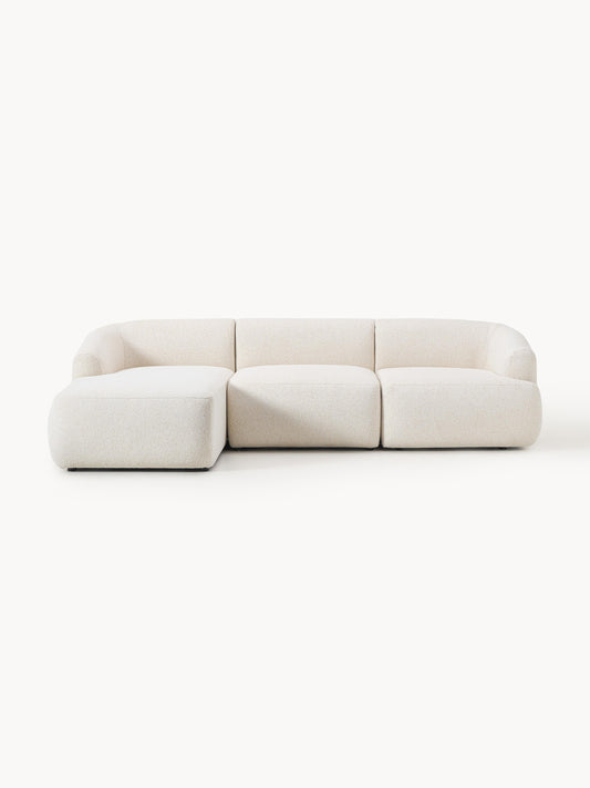 Sovia Modular Bouclé Corner Sofa (3-Seater)