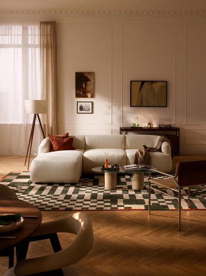Sovia Modular Bouclé Corner Sofa (3-Seater)