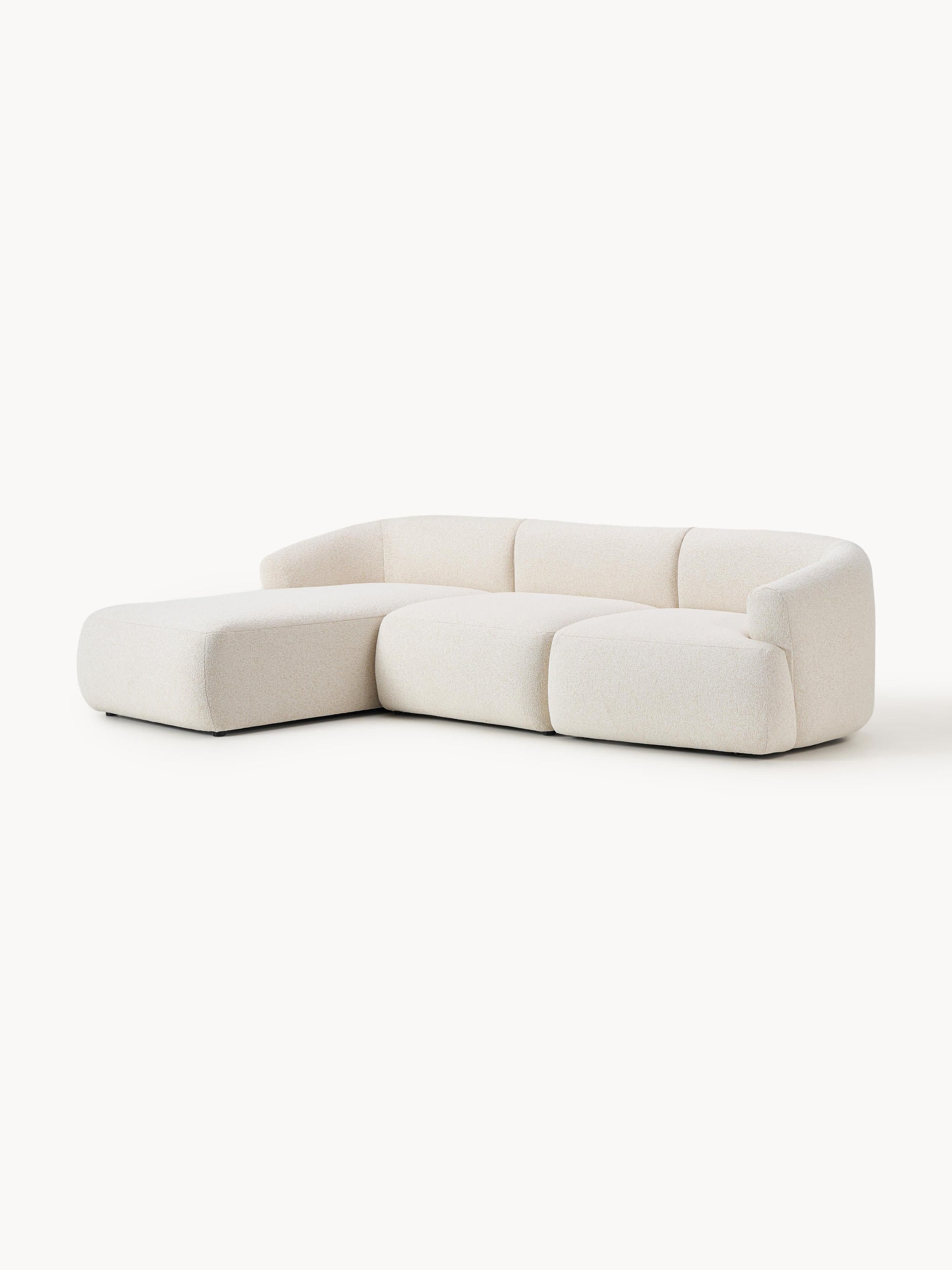 Sovia Modular Bouclé Corner Sofa (3-Seater)