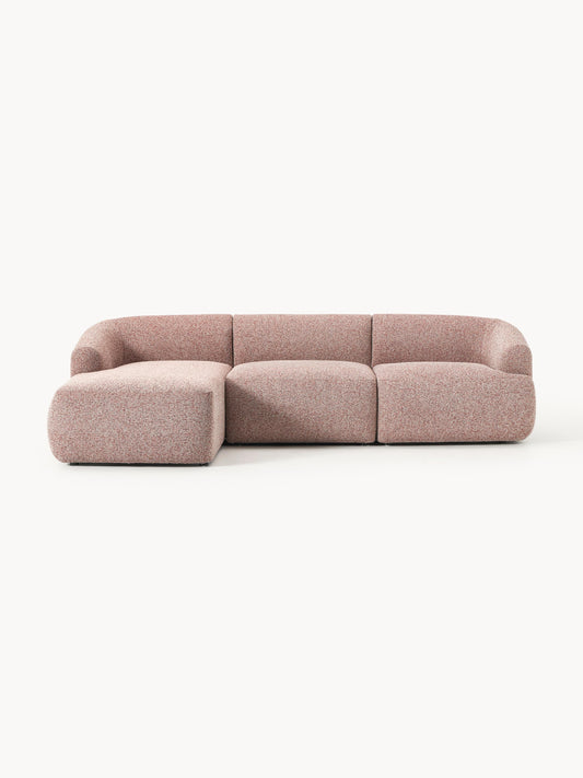 Sovia Modular Bouclé Corner Sofa (3-Seater)