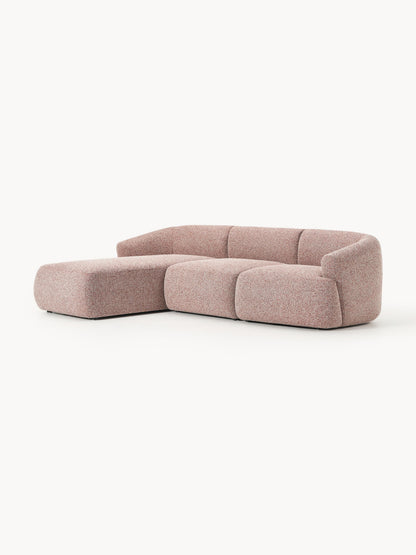Sovia Modular Bouclé Corner Sofa (3-Seater)