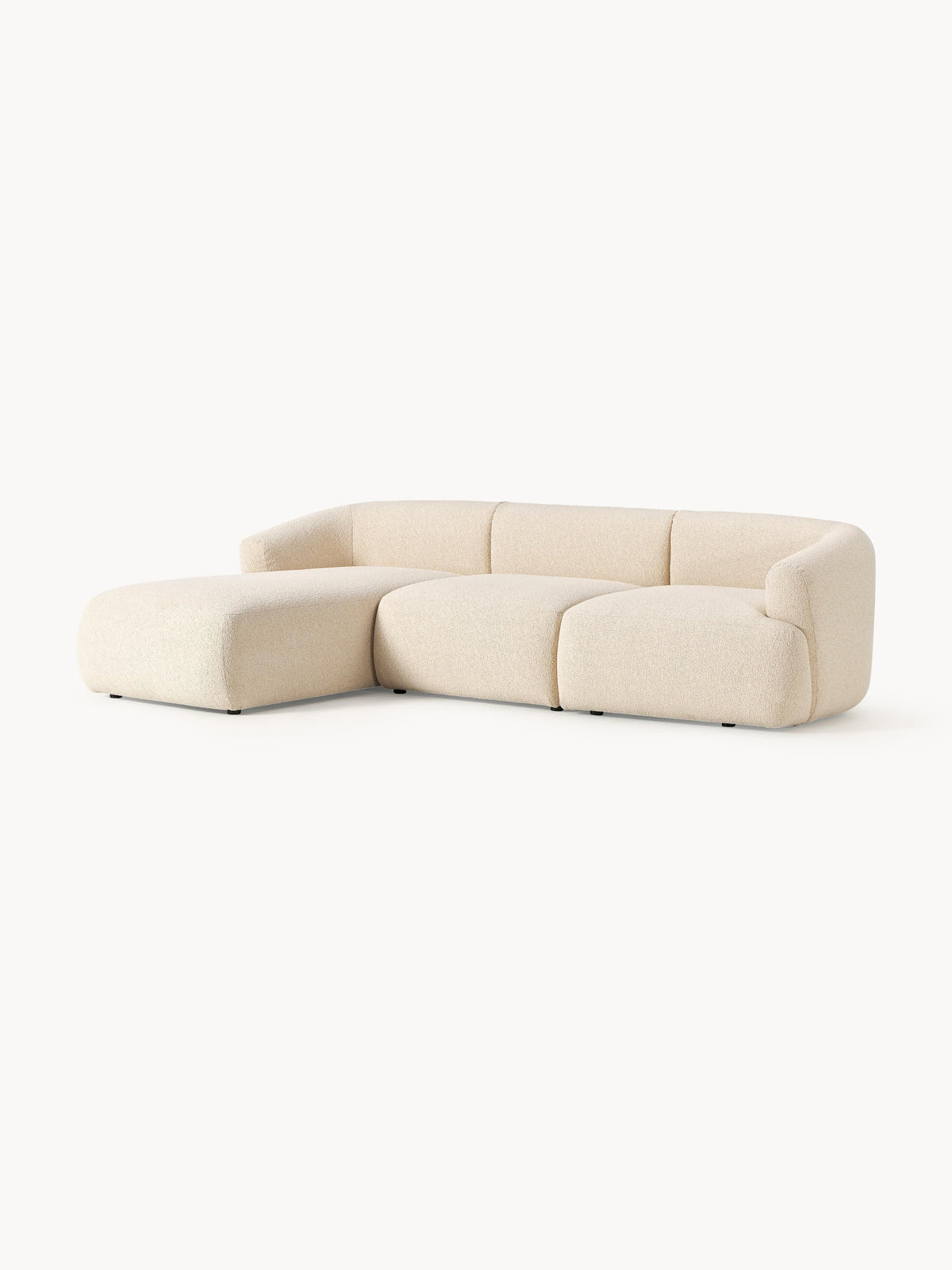 Sovia Modular Bouclé Corner Sofa (3-Seater)