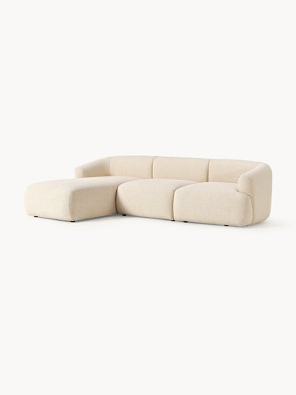 Sovia Modular Bouclé Corner Sofa (3-Seater)