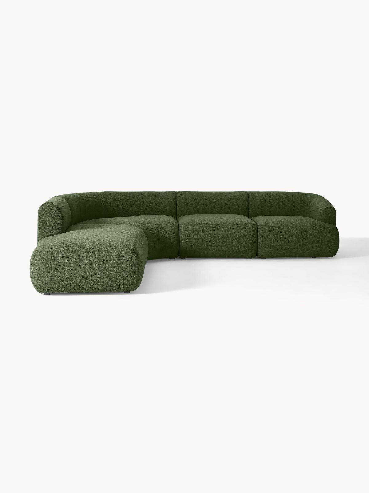 Sovia Modular Bouclé Corner Sofa (4-Seater)