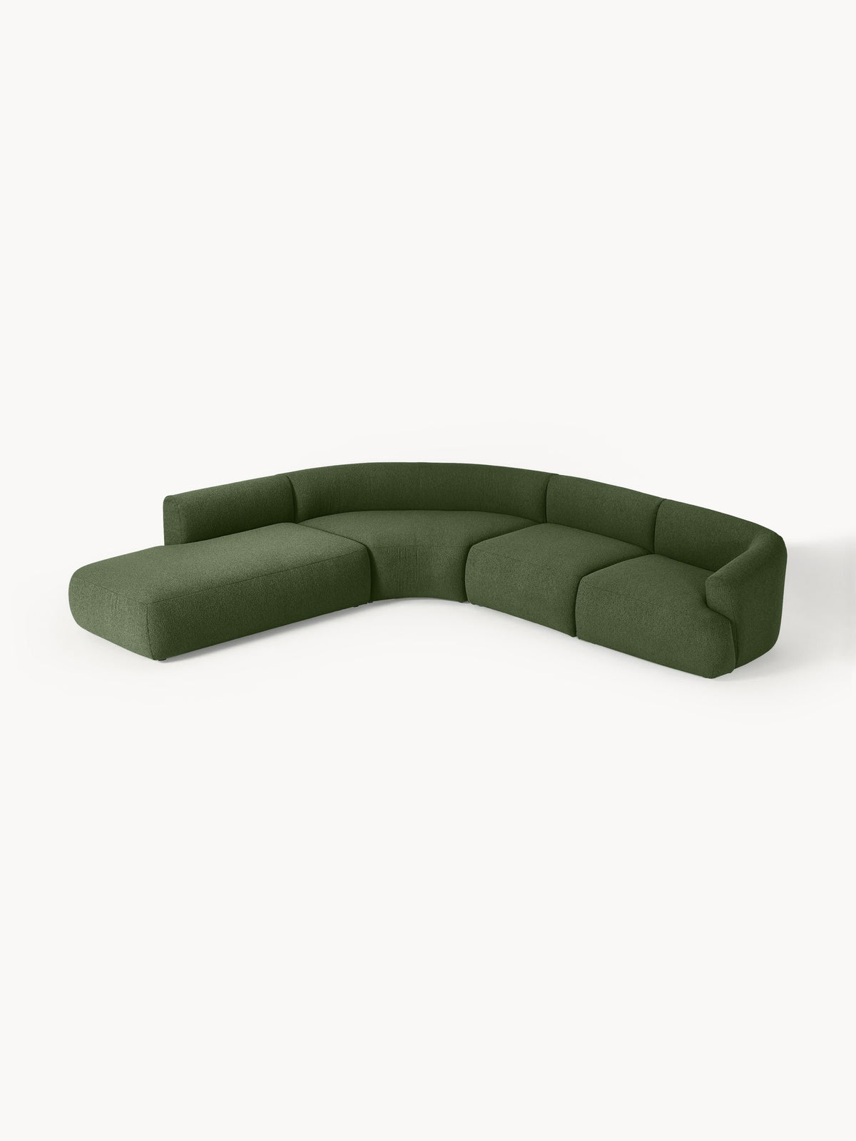 Sovia Modular Bouclé Corner Sofa (4-Seater)