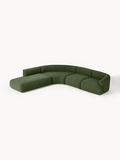 Sovia Modular Bouclé Corner Sofa (4-Seater)
