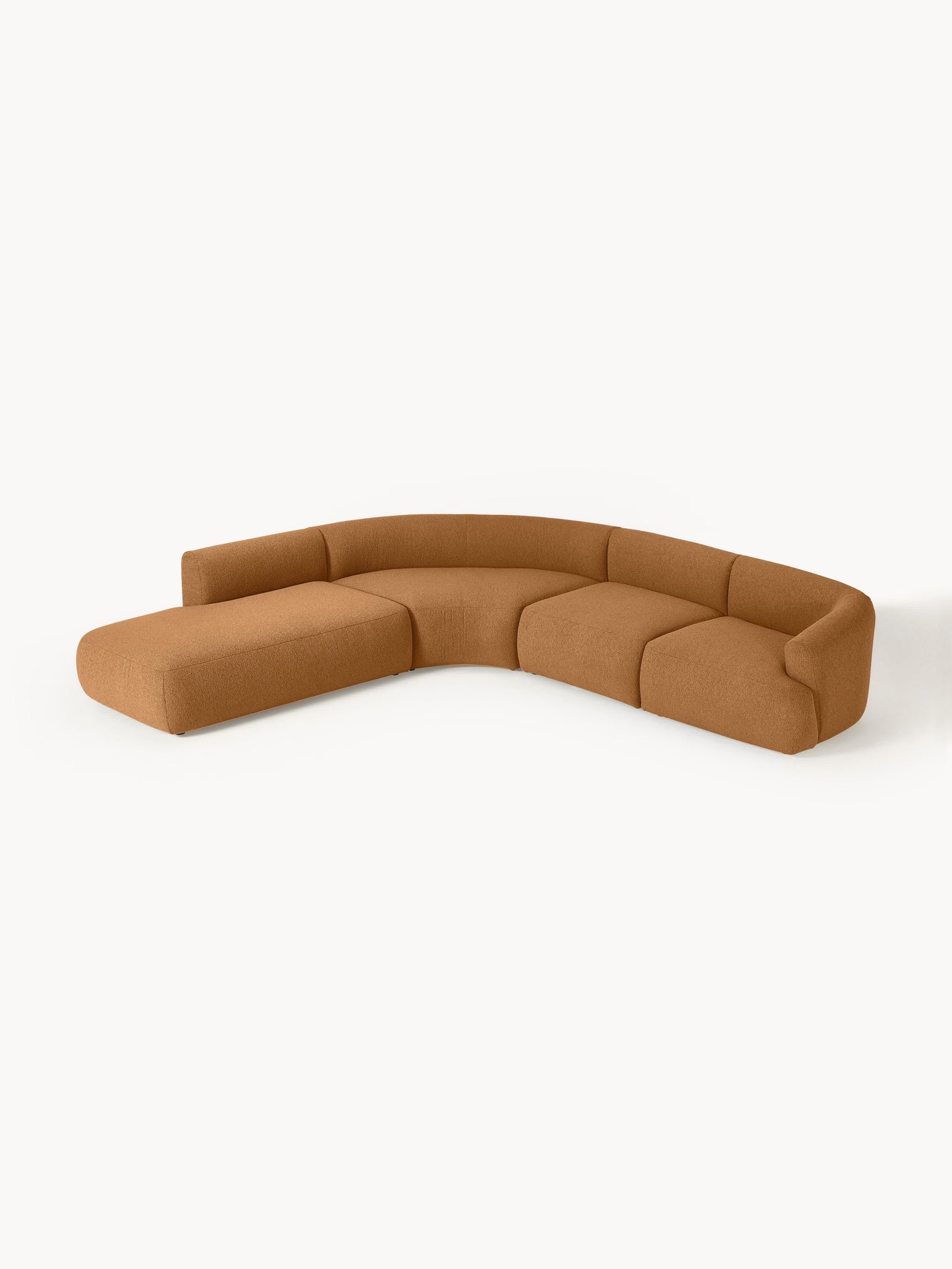 Sovia Modular Bouclé Corner Sofa (4-Seater)