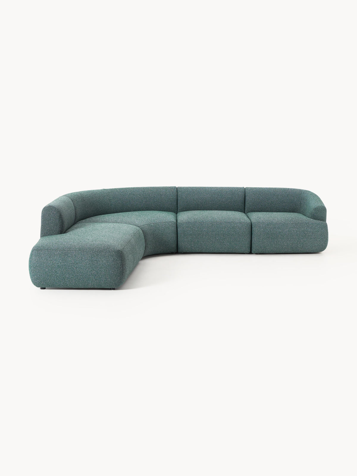 Sovia Modular Bouclé Corner Sofa (4-Seater)