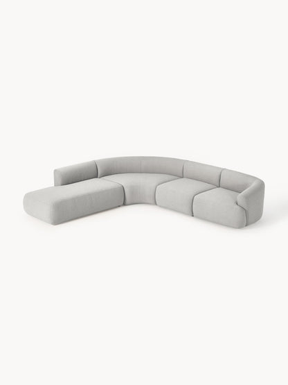 Sovia Modular Bouclé Corner Sofa (4-Seater)
