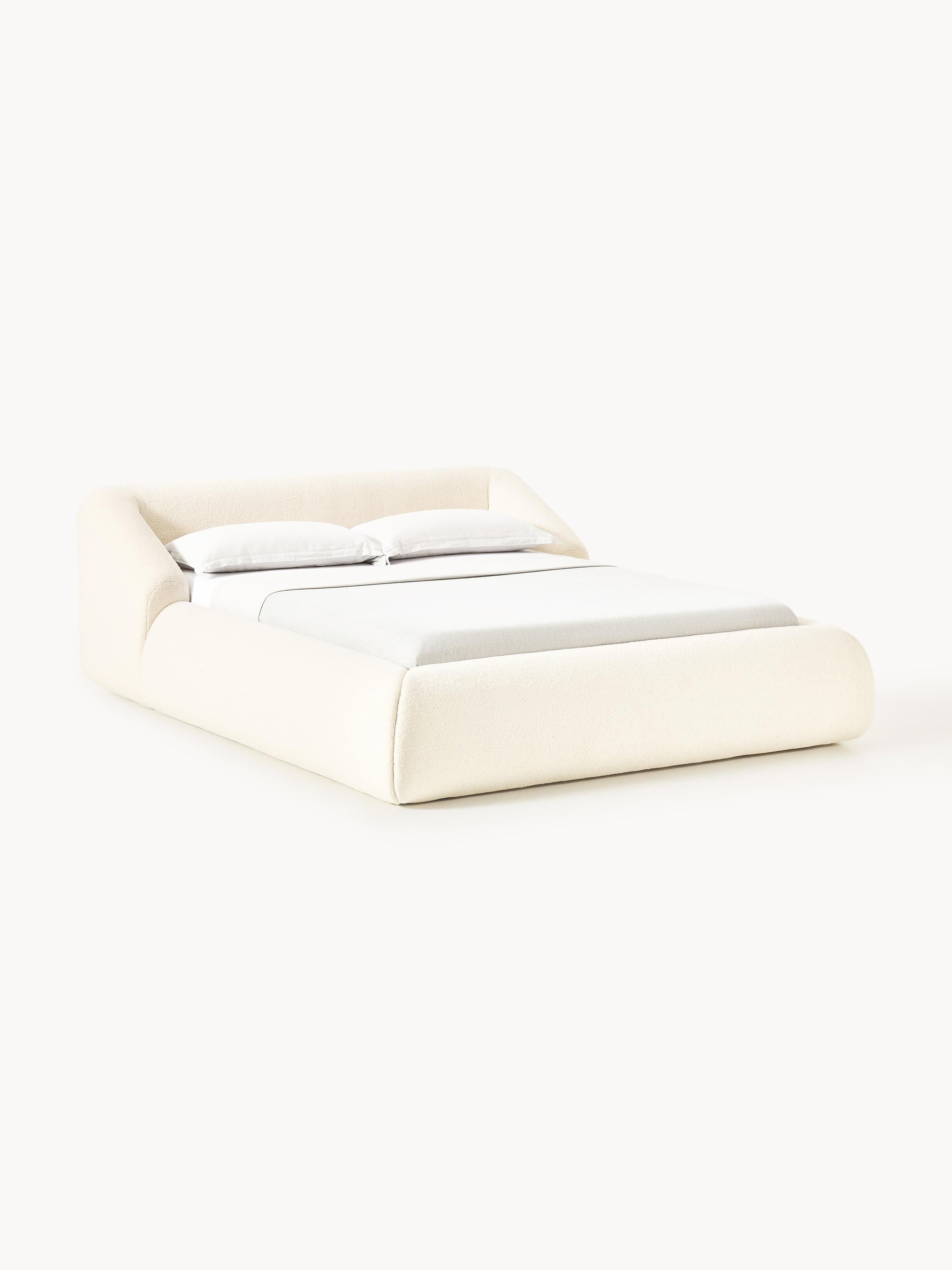 Sovia Upholstered Bed in Teddy