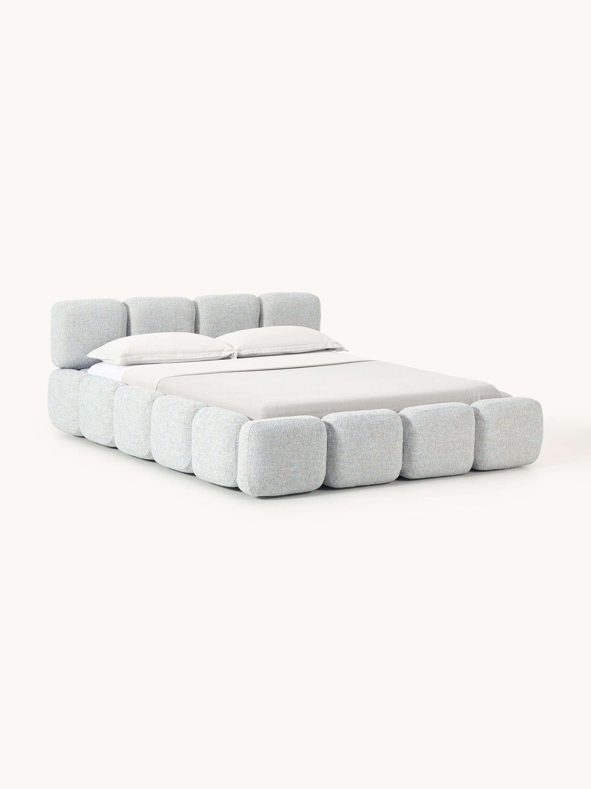 Taylora Bouclé Upholstered Bed