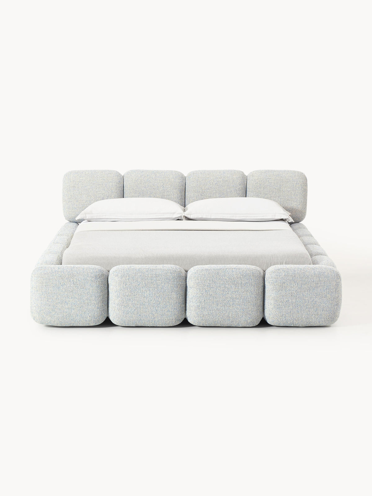 Taylora Bouclé Upholstered Bed